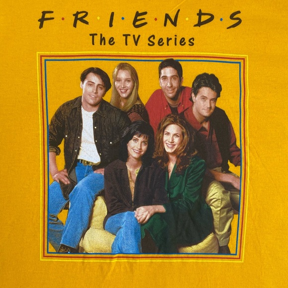 Friends The TV Show Yellow Graphic Tee Size L - Picture 2 of 4